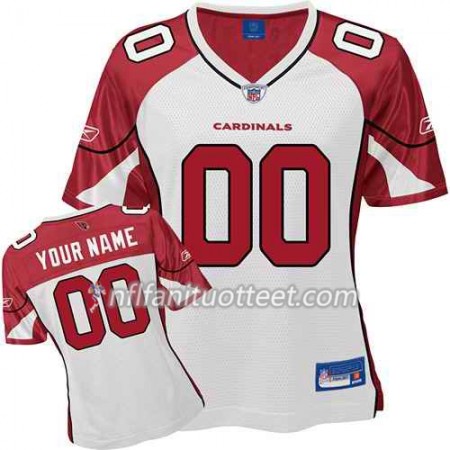 Nainen Arizona Cardinals NFL Pelipaita Custom Valkoinen 